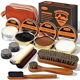 13Pcs Shoe Care Kit for Men & Women,3 Horsehair Shoe...