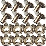 OUNONA 100pcs Anti-Skid Shoe Spikes Steel Ice Ground...