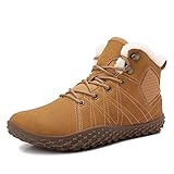 YXSoesh Winter Warm Wide Toe Barefoot Men Snow Boots...