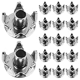 Abaodam 50pcs Anti-Slip Ice Cleats for Women, Steel...