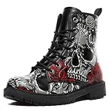 coolcustomize Custom Black Combat Boots for Women...