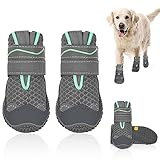 Dog Shoes for Small/Medium/Large Dogs, Breathable...