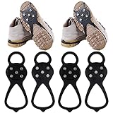 WBCBEC 2 Pairs Non Slip Gripper Spike Ice Traction...