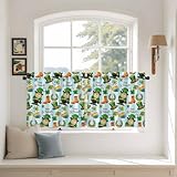 Saint Patrick's Day Kitchen Tier Curtains 24 Inch Long...