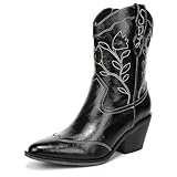 Sam & Libby Women's Flash Western Boot, Black, 9.5