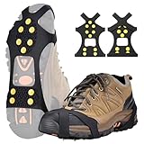 TENOC Ice Cleats Crampons for Shoes and Boots 1 Pair,...