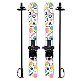 SOLA Kids Ski Set – Beginner Cross Country Skis with...