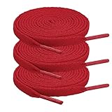 ZHENTOR 3 Pair Flat Shoe Laces for Sneakers, Shoelaces...