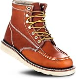 EverBoots Mens Work Boots for Men, Leather Lightweight...