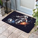 Creative Astronauts Football Front Door Mat Outside...