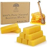 Eco Lux 8 Yellow Beeswax Blocks 100% Pure Natural...