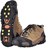 Aliglow Ice Snow Grips Over Shoe/Boot Traction Cleat...