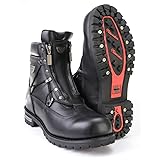 MMCC | Men's Extra Wide Black Smooth Plain Lace To Toe...