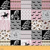 Erosebridal Western Cowgirl Upholstery Fabric Pink...