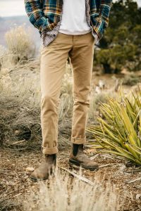 khakis for boots
