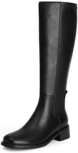 knee high black boots for women